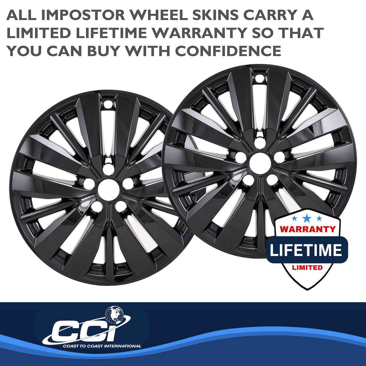 Coast2Coast Wheel Skins & Styled Wheel Covers IWCIMP501BLK product image 4