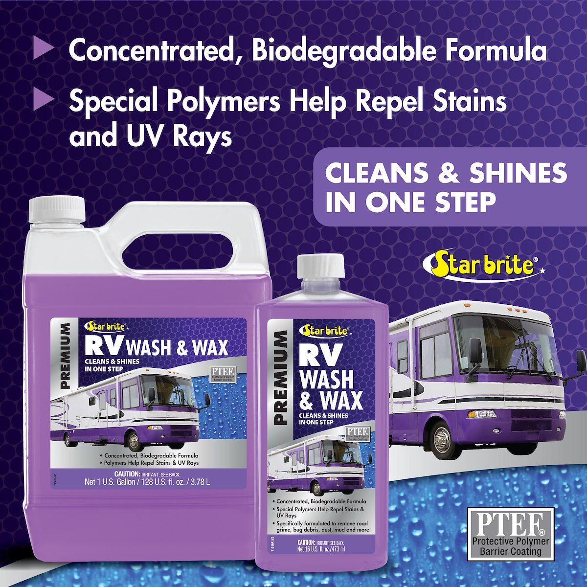 Star Brite RV Wash, Blue Color - 071516P