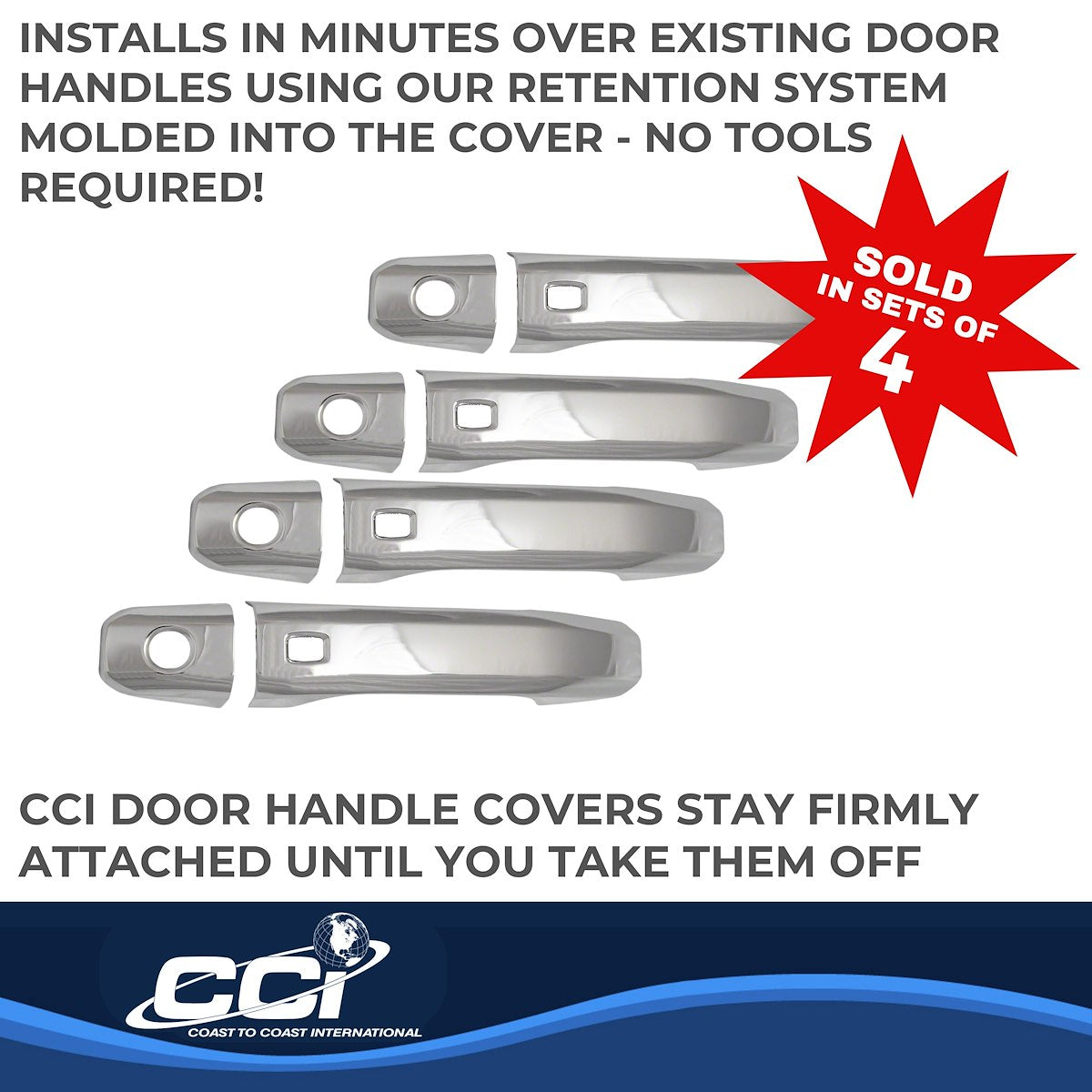 Coast2Coast Door Handle Covers CCIDH68588S product image 3