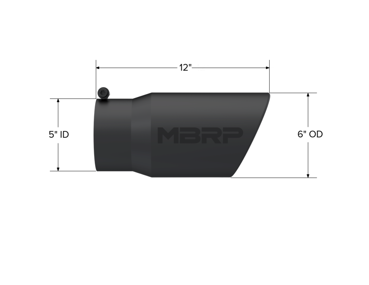 MBRP Exhaust Exhaust Tail Pipe Tip T5075BLK product image 2