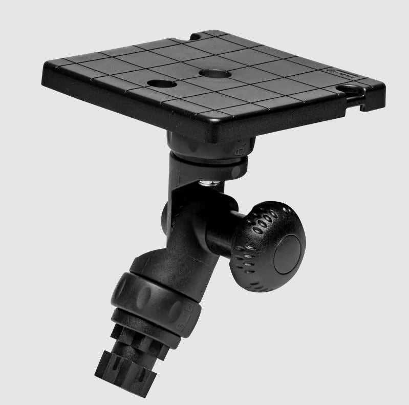Railblaza Fish Finder Mount, Friction Joints/Adjustable 15 degree Increment, 3 Axis Mount, Black - 02-4140-11