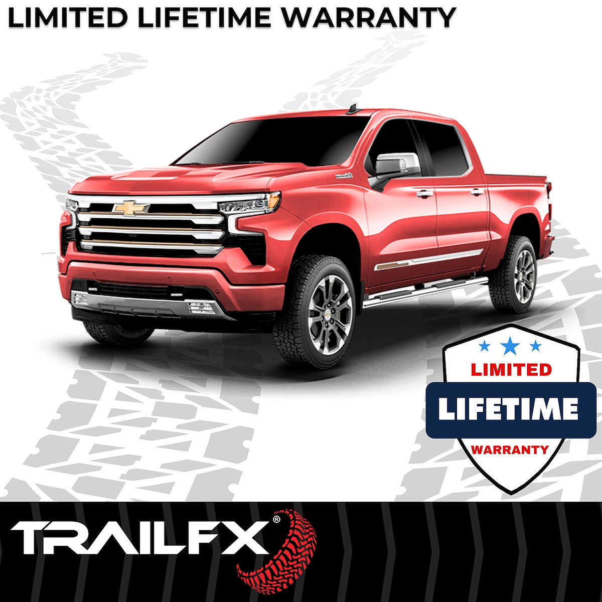 TrailFX Running Boards & Nerf Bars A4017S product image 8