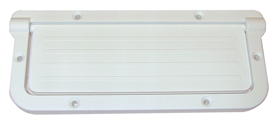 T-H Marine Scupper, Fits 2 in x 5-1/2 in Opening, White - LRS-2-DP