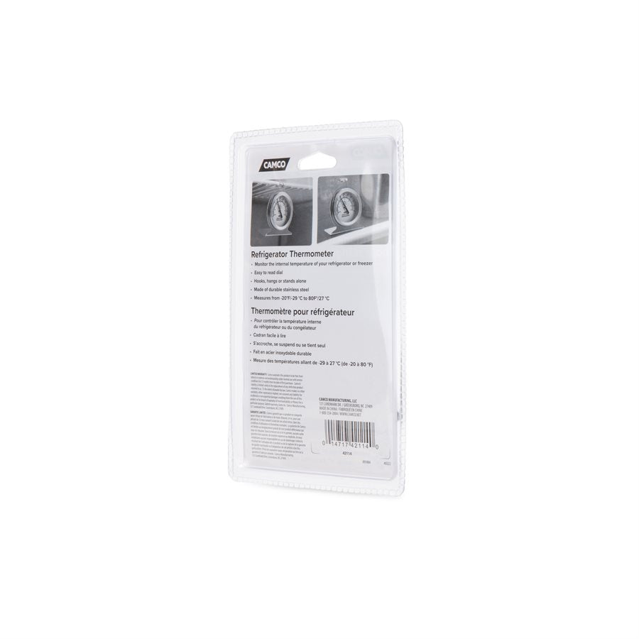 Camco Thermometer, Stainless Steel - 42114