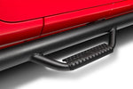 N-Fab Nerf Bar, W2W Series, 3 in Round Bent, Black Textured Matte Powder Coated - J1980T