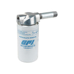 GPI Fuel Filter, 3/4 in Inlet/Outlet, 10 Micron, White - 129500-06