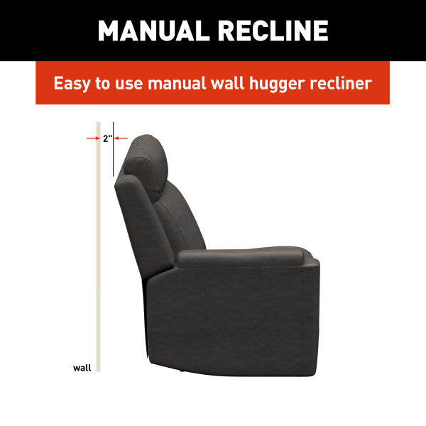 Lippert Chair, Heritage Theater Series, 27-1/2 in Width x 35 in Depth x 39 in Height Overall, 64 in Reclining Depth - 2024044107