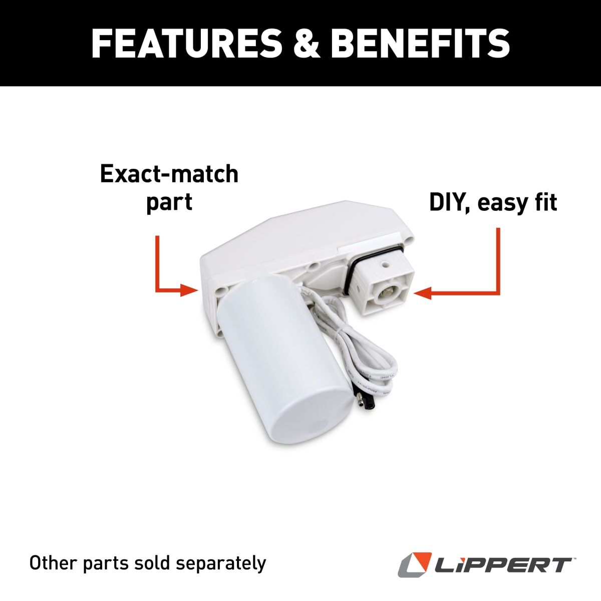 Lippert Camper Jack Motor - 182515
