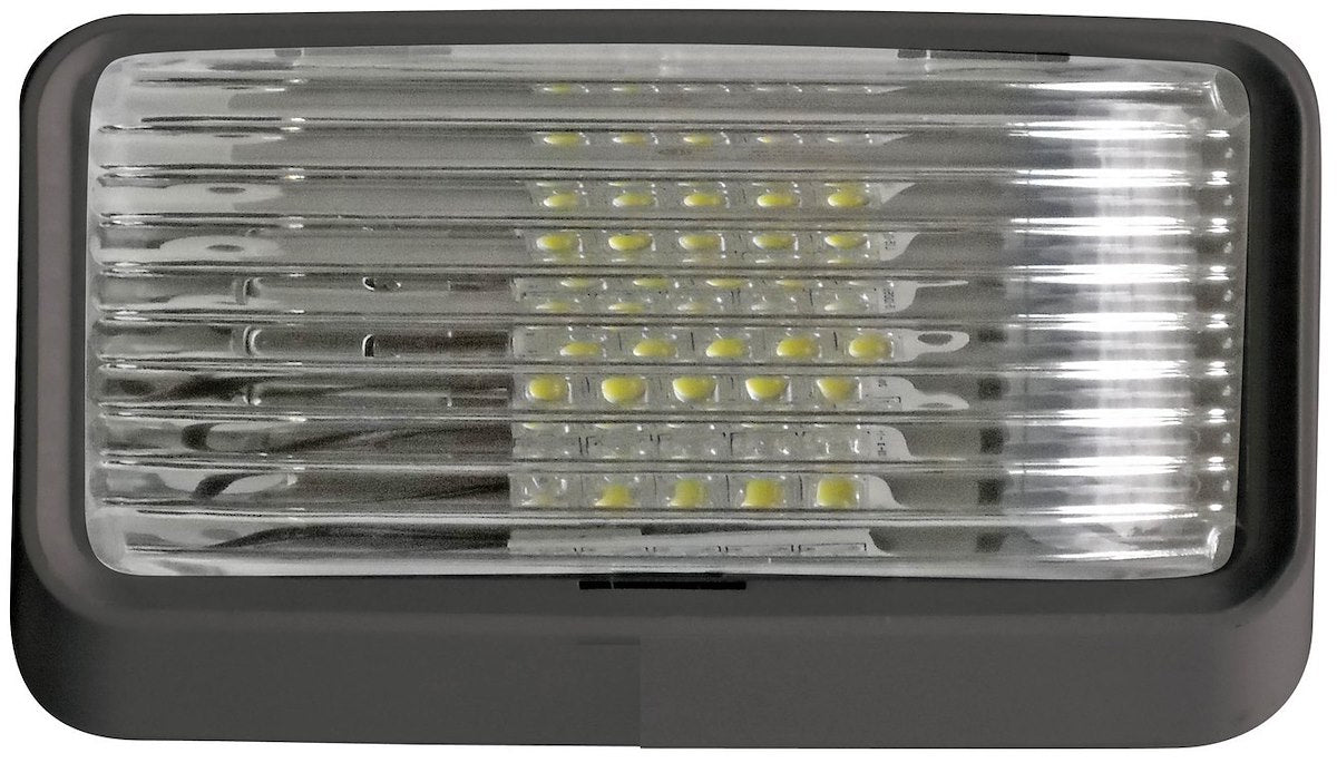 Valterra Porch Light, LED Bulb, 6 in x 3-1/2 in x 2 in, Bright White Light - DG52729VP