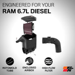 K&N Air Cleaner Assemblies and Air Intake Kits 63-1592 product image 6