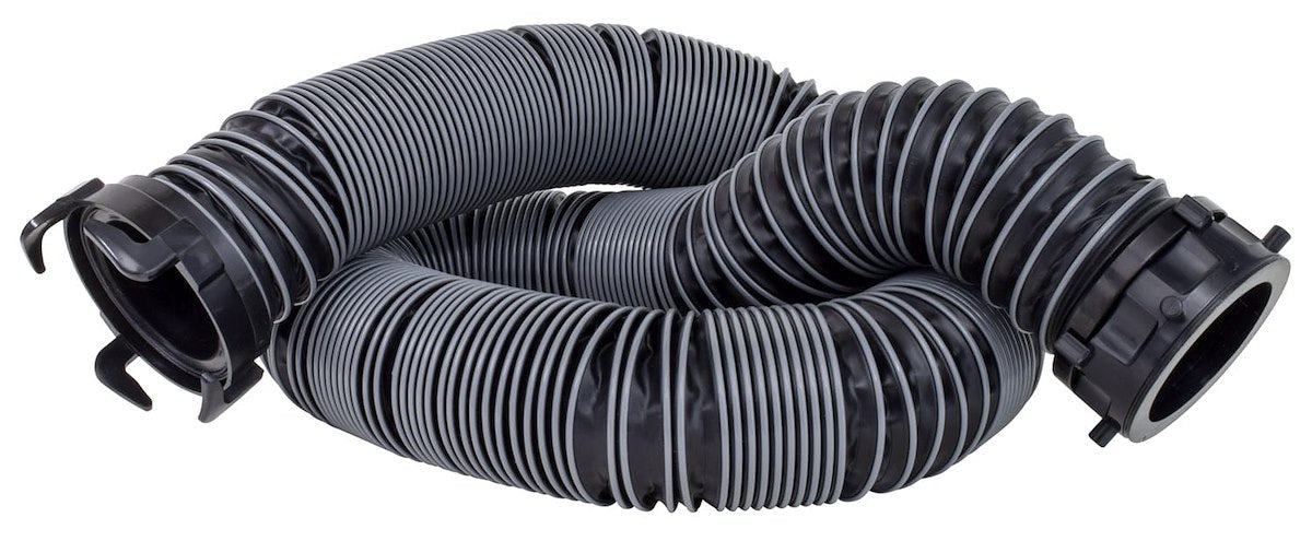 Valterra Sewer Hose, 10 ft Extended Length, 38 in Compressed Length, 3 in Diameter - D04-0610