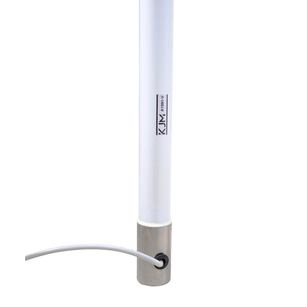 KJM VHF Radio Antenna, 15.2 ft Length, 9dB Gain, 1-14 in Thread Mount - A1591-V