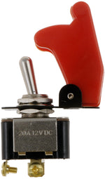 Dorman Multi Purpose Switch, 12 V, 20 amp Max, With Brass Screw Type Connectors and Red Safety Cover - 84815