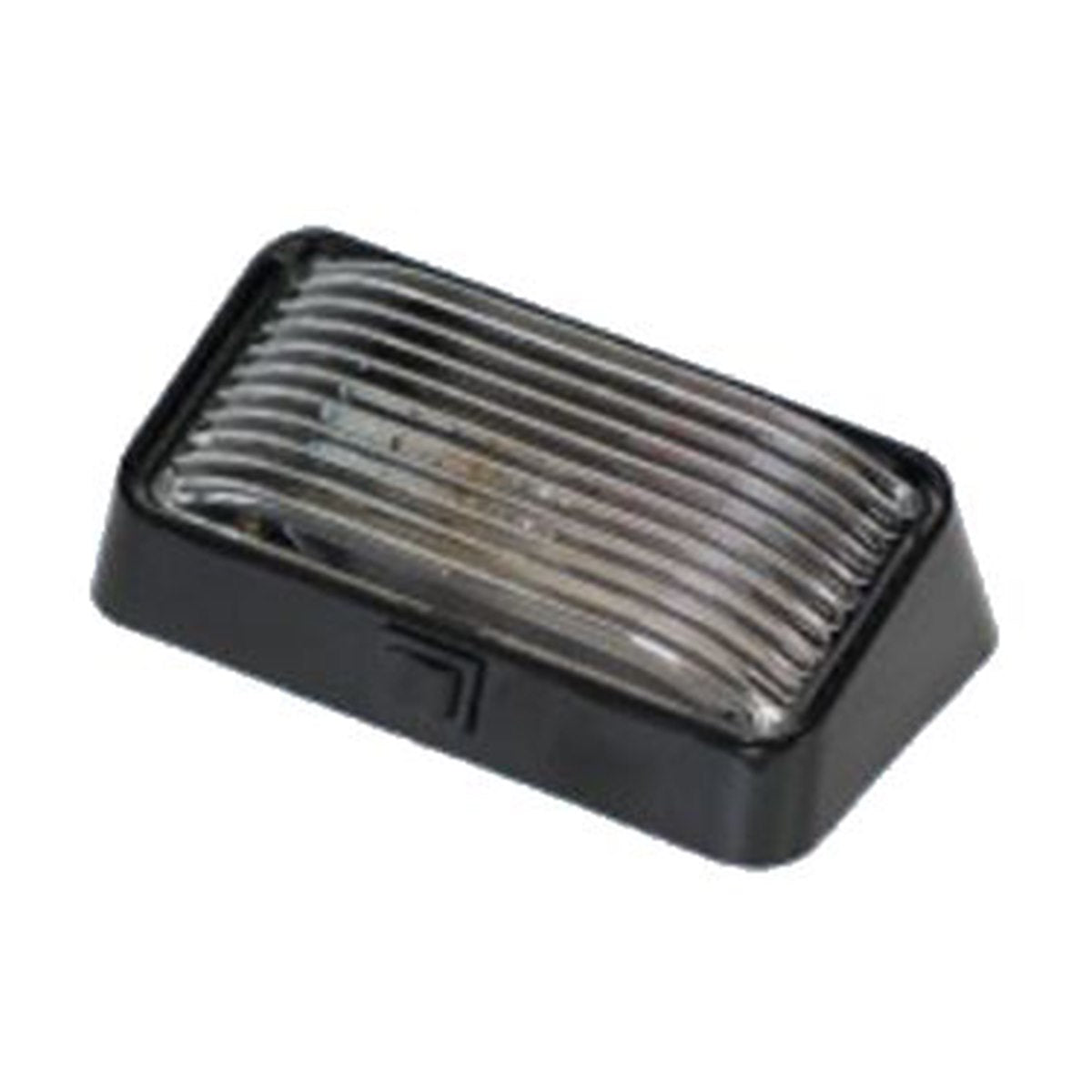 Arcon Porch Light, Black Base With Clear Lens, 12 V, 5-3/4 in x 3-1/2 in - 51308