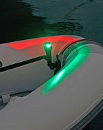 Railblaza Navigation Light, White LED Light And Red/Green LED Light, Black, IP67 Dust And Water Resistant - 04-4092-11