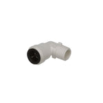 AquaLock Fresh Water Adapter Fitting, 3519 Series, 1/2 in Female Quick Connect Copper Tube End x 1/2 in Male NPT, 90 degree Elbow - 3519-1008_SU