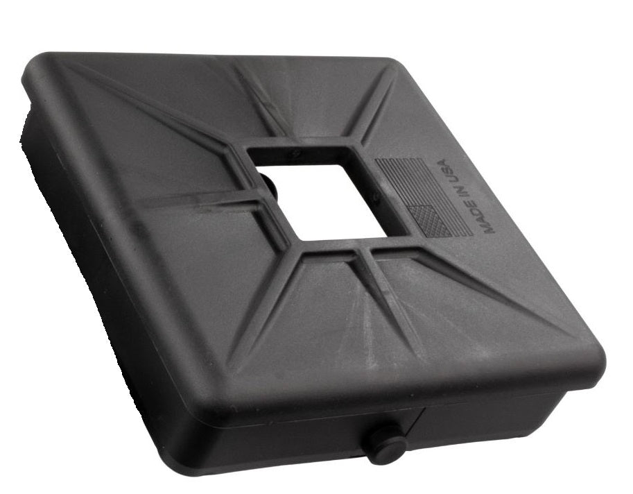 JR Products Sewer Hose Storage Carrier Cap, Use With 4 in Square Sewer Hose Bumper, 3-3/4 in Collar - 358