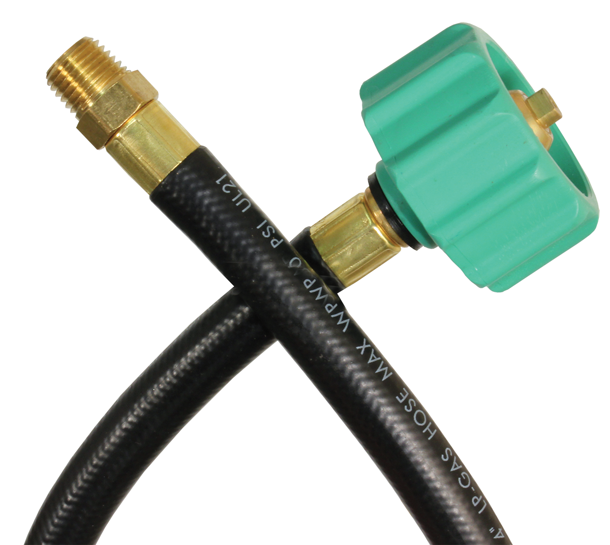 JR Products Propane Hose, 1/4 in Inside Diameter Thermo Plastic Pigtail Hose, 15 in Length - 07-31545