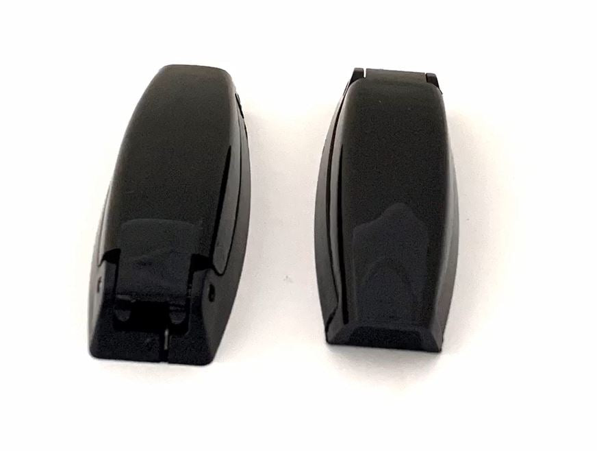 JR Products Door Catch, Black, Set Of 2 - 10224