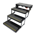 Lippert Entry Step, Series 25, 24 in Tread Width x 9 in Depth, With 8 in Rise - 365837