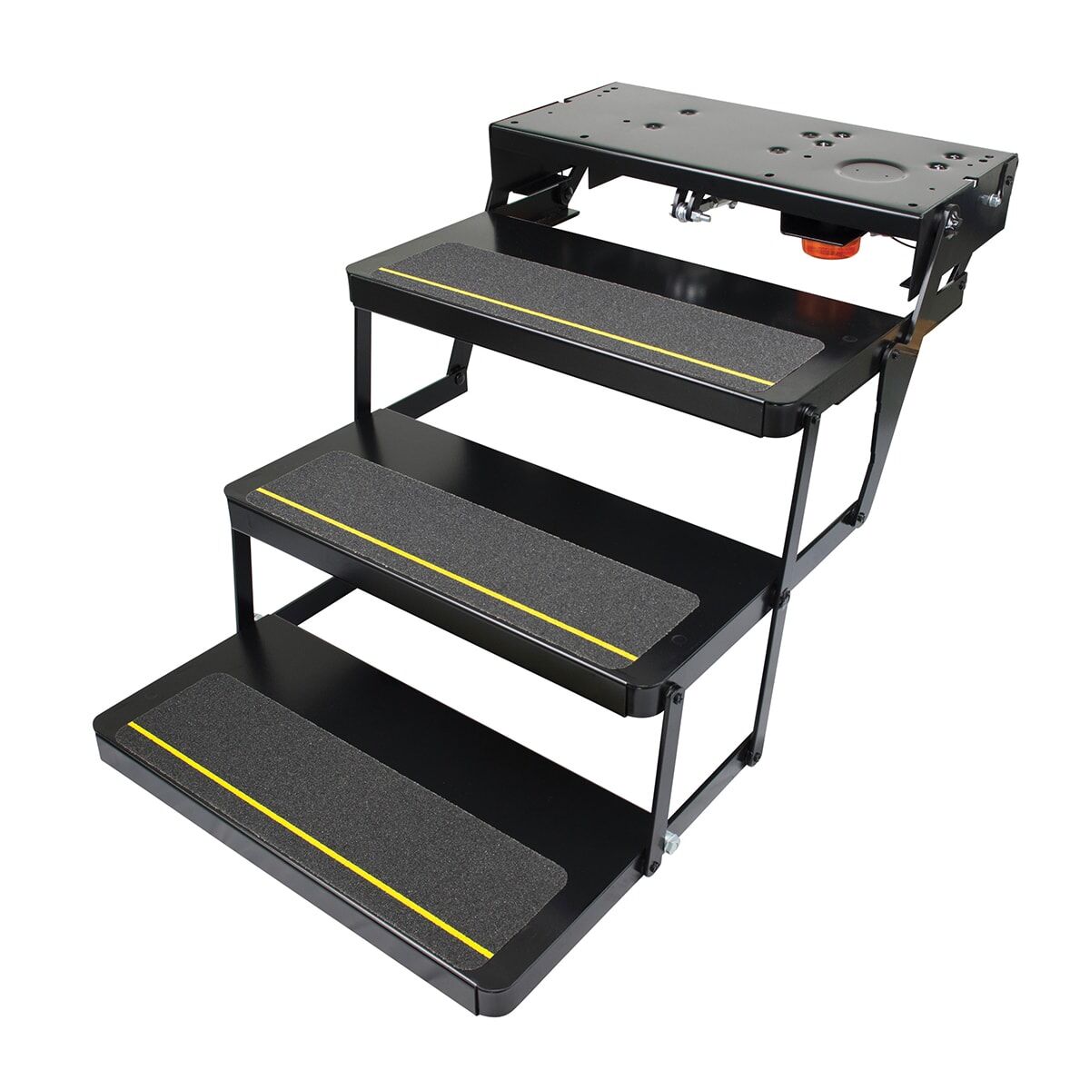 Lippert Entry Step, Series 25, 24 in Tread Width x 9 in Depth, With 8 in Rise - 365837