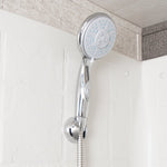 Camco Shower Head, With 4 Available Spray Settings, Chrome - 43710