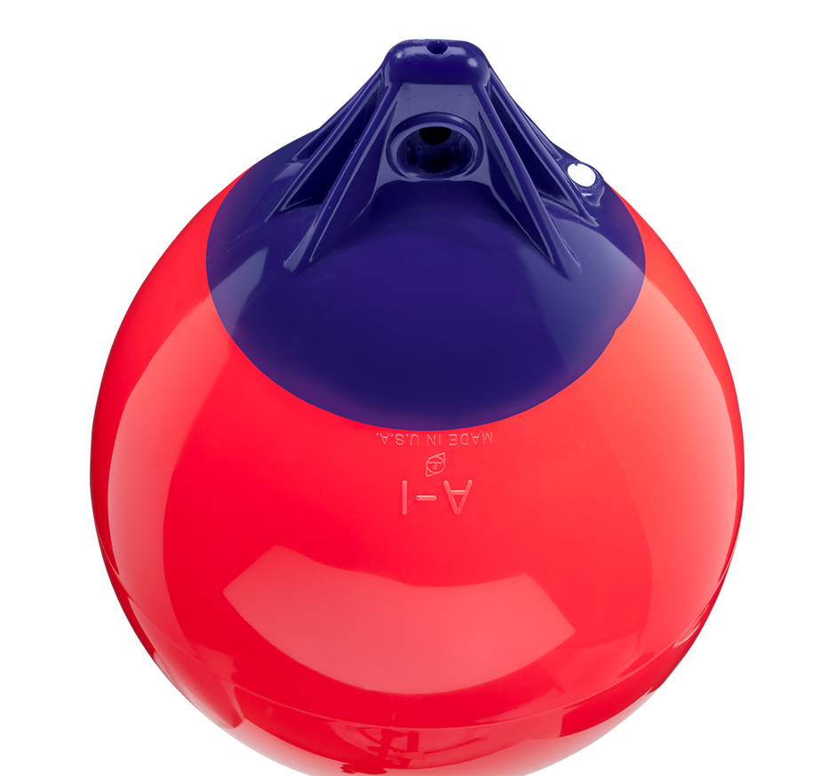 Polyform Mooring Buoy, A-Series, A-1 Model, 11 in Diameter x 15 in Length - 73-917-132