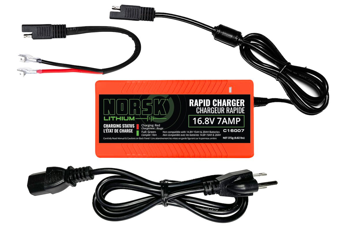 Norsk Battery Charger, Generation 3, For 16 V Batteries, 1-Bank Charger - C16007