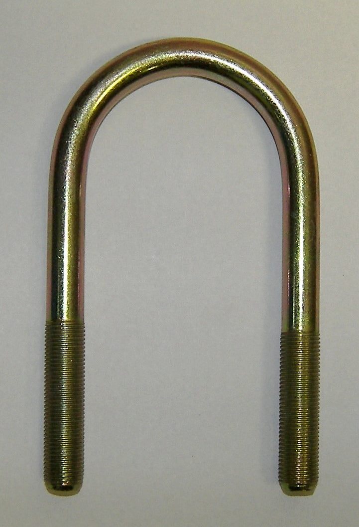 AP Products Leaf Spring Axle U Bolt, 5.10 in Length, 2.38 in Width, 1/2 in - 20 Thread Size - 014-122073