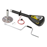 Lippert Trailer Tongue Jack, 3500 lb Capacity, 18 in Stroke, Black - 643589