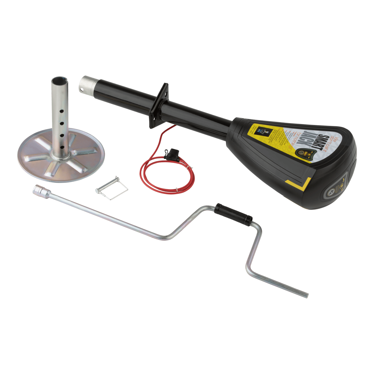 Lippert Trailer Tongue Jack, 3500 lb Capacity, 18 in Stroke, Black - 643589