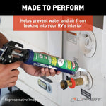 Lippert Caulk Sealant, 1010 Low VOC/Alpha Systems N101003TLCI, 10.3 oz Cartridge - 862159