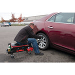 Performance Tool Lug Nut Wrench, 4 Way Wrench, Black, Steel - W1