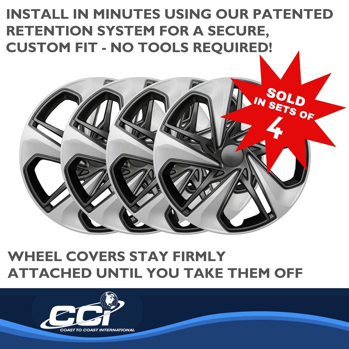 Coast2Coast Universal Wheel Covers IWC54116SC product image 5