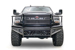 Fab Fours Bumper, Black Steel, Powder Coated Glossy Black 14 Gauge Steel Tread - DR19-S4460-1