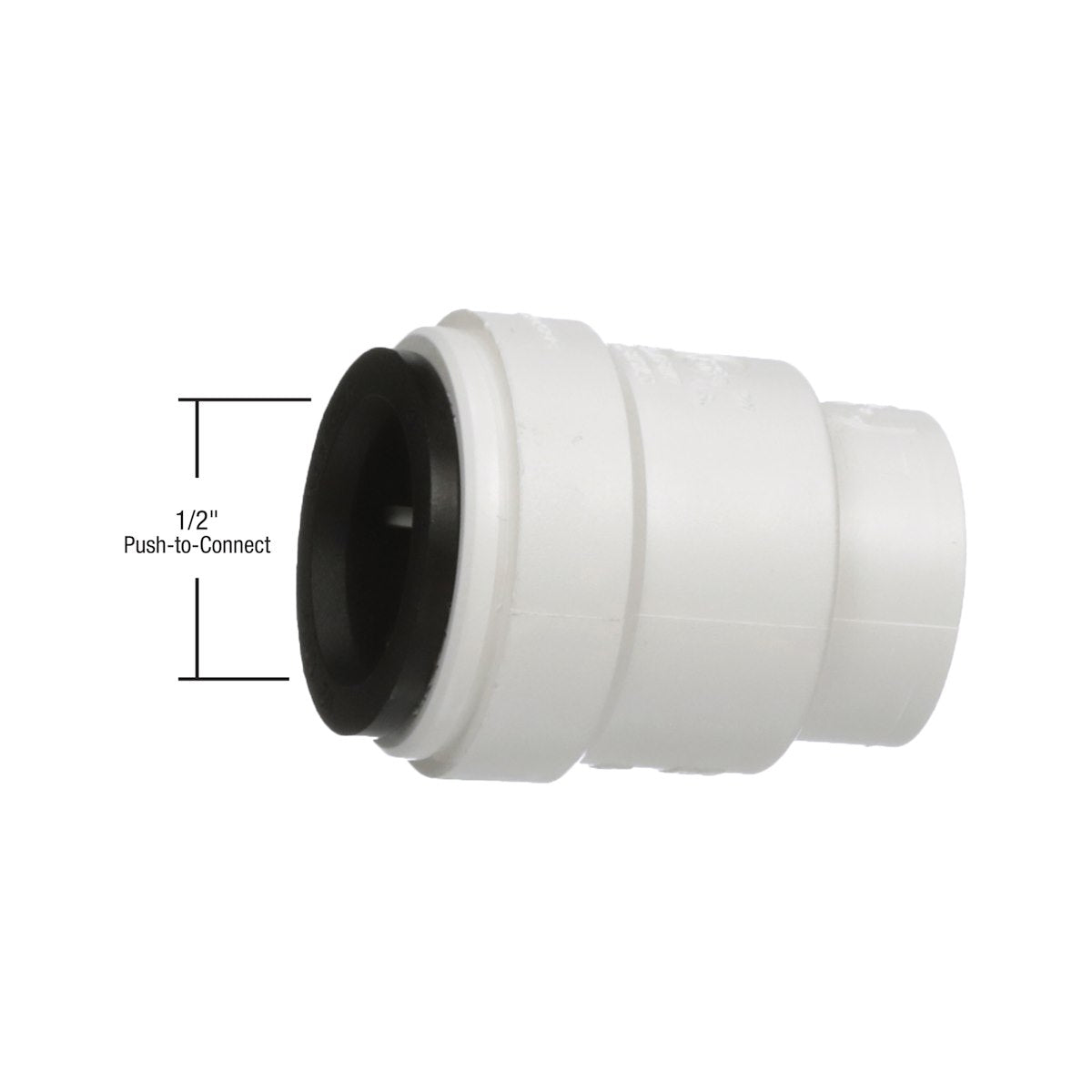 AquaLock Fitting Plug/Fitting Cap, 35 Series, 1/2 in Copper Tube Size End Stop, White - 3545-10