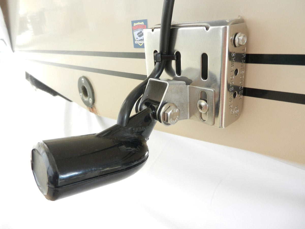 Transducer Shield & Saver Transducer Mount, Stainless Steel, With Stainless Steel Hardware - SBB-5