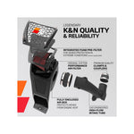 K&N Air Cleaner Assemblies and Air Intake Kits 63-9042 product image 8
