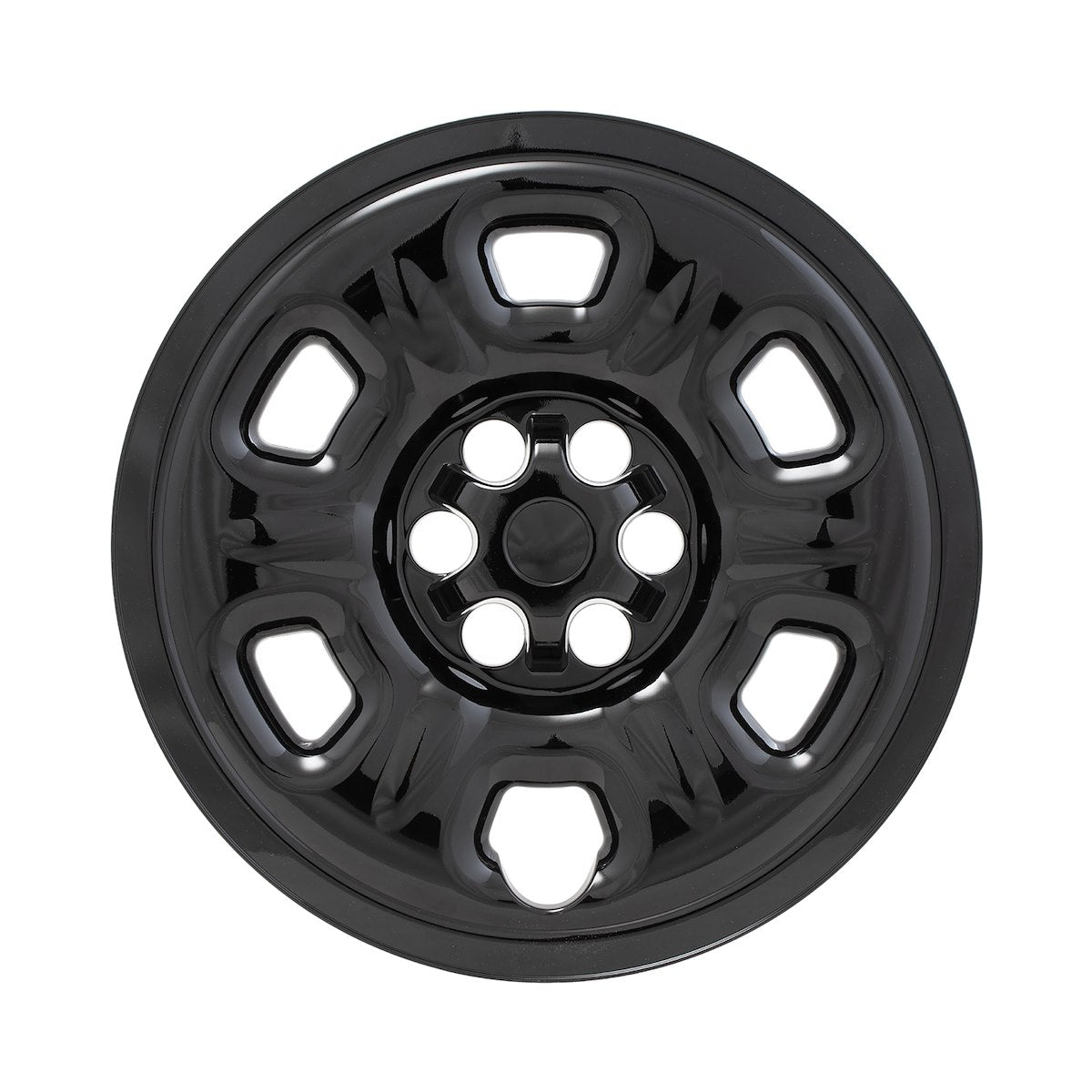Coast2Coast Wheel Skin, 16 in, 6 Holes, Gloss Black, Set Of 4 - IMP69BLKN