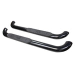 Westin Nerf Bar, 4 in Oval Bent, Black, Steel - 21-3925
