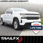 TrailFX Nerf Bar, TrailFX A4 Series, 4-1/2 in Hexagonal Straight, Titanium Black - AL4002B