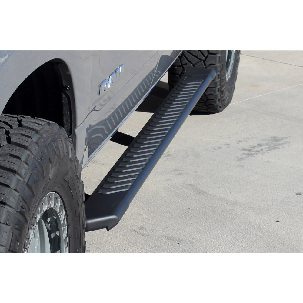 Raptor Series Running Board, Textured, Black, Aluminum - 2202-0602BT