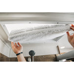 Camco Roof Vent Insulation, For 14 in x 22 in Skylight Vents, 4-1/2 in Foam With Reflective Backing, With 2 Adjustable Straps - 45197