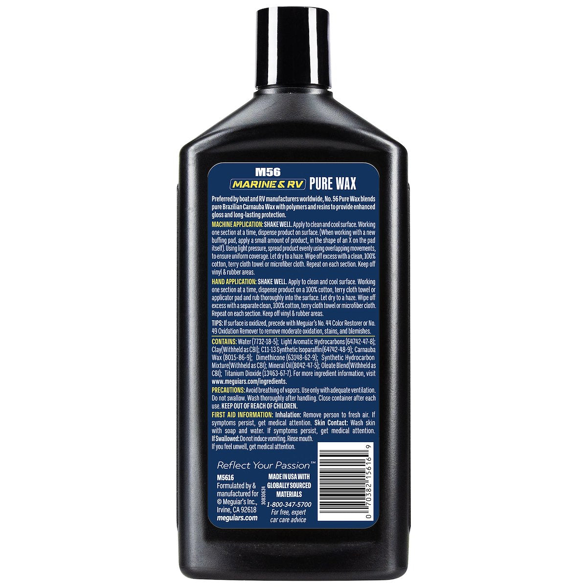 Meguiars Marine Wax, 16 oz Bottle - M5616