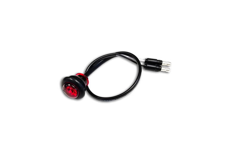 RoadWorks Side Marker Light, Red Lens, LED, Red Light - 08250RR