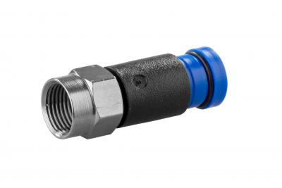 JR Products Antenna Cable Connector, Use With RG6 HD/Satellite Connection, Set Of 2 - 47295