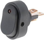 Dorman Multi Purpose Switch, 12 V, 30 amp Max, Black With Red LED - 84840