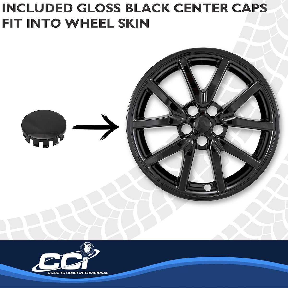 Coast2Coast Wheel Skins & Styled Wheel Covers IMP527BLK product image 4