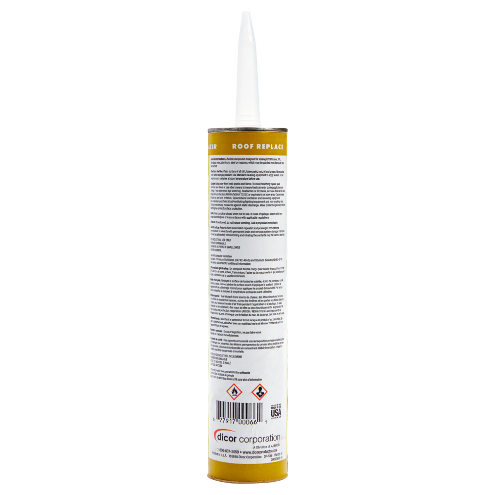 Dicor Corp. Roof Sealant, 10.3 oz Tube - 551LSG-1