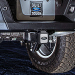 Plasticolor Trailer Hitch Cover, For 2 in Receivers, Black/Silver - 002307R01